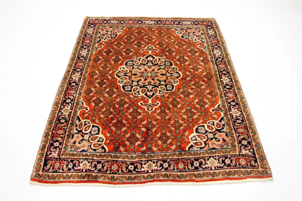 Persisk teppe - Bijar - 165 x 120 cm - oransje