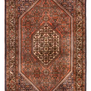 Persisk teppe - Bijar - 170 x 105 cm - rød