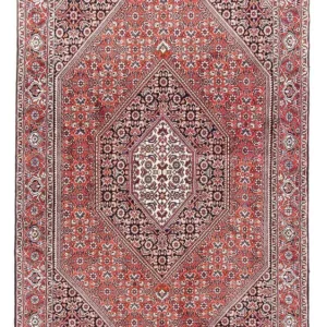 Persisk teppe - Bijar - 170 x 110 cm - lys rød
