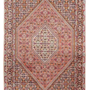 Persisk teppe - Bijar - 170 x 112 cm - lys rød