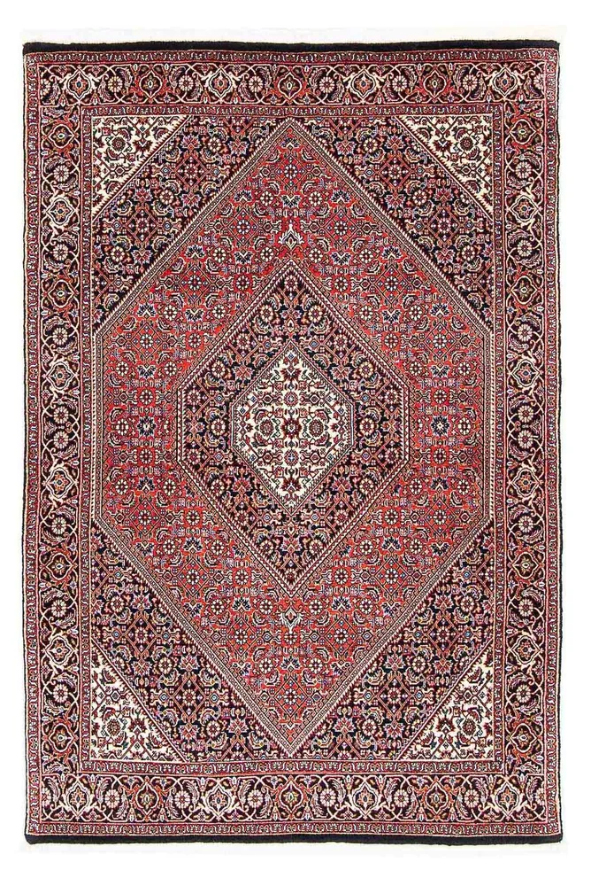 Persisk teppe - Bijar - 172 x 109 cm - lys rød