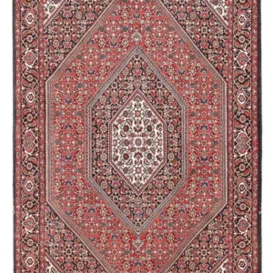 Persisk teppe - Bijar - 173 x 110 cm - lys rød