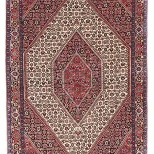 Persisk teppe - Bijar - 174 x 108 cm - rød