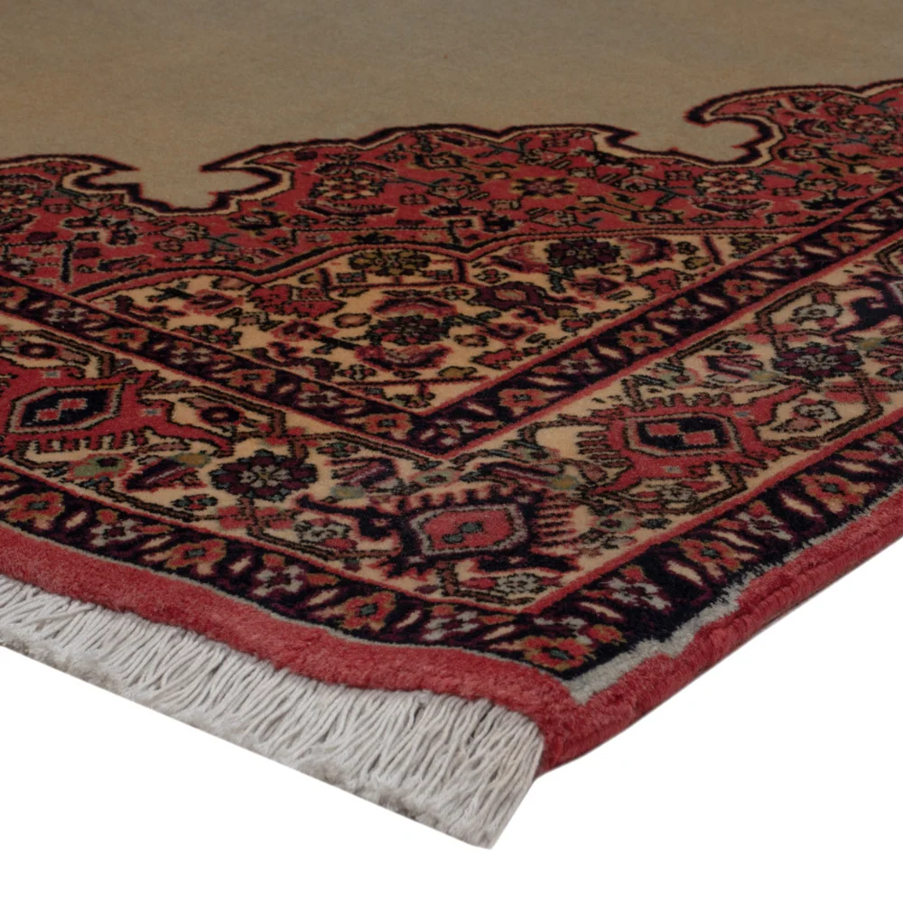 Persisk teppe - Bijar - 174 x 112 cm - olivengrønn
