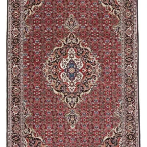 Persisk teppe - Bijar - 175 x 109 cm - mørk rød