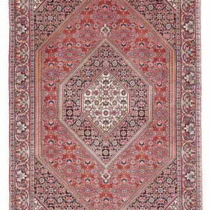Persisk teppe - Bijar - 176 x 110 cm - rød