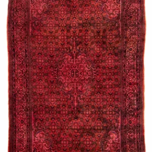 Persisk teppe - Bijar - 176 x 113 cm - lys rød