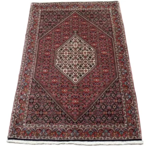 Persisk teppe - Bijar - 178 x 109 cm - mørk rød