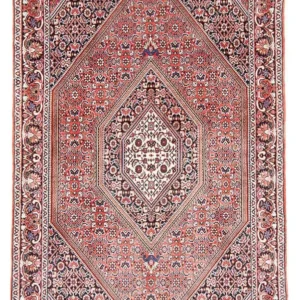 Persisk teppe - Bijar - 180 x 108 cm - lys rød