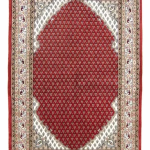 Persisk teppe - Bijar - 181 x 122 cm - rød