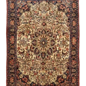 Persisk teppe - Bijar - 197 x 140 cm - blå
