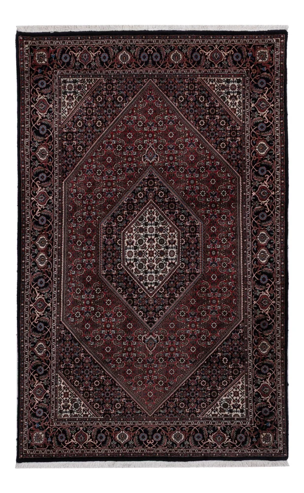 Persisk teppe - Bijar - 200 x 130 cm - mørk beige