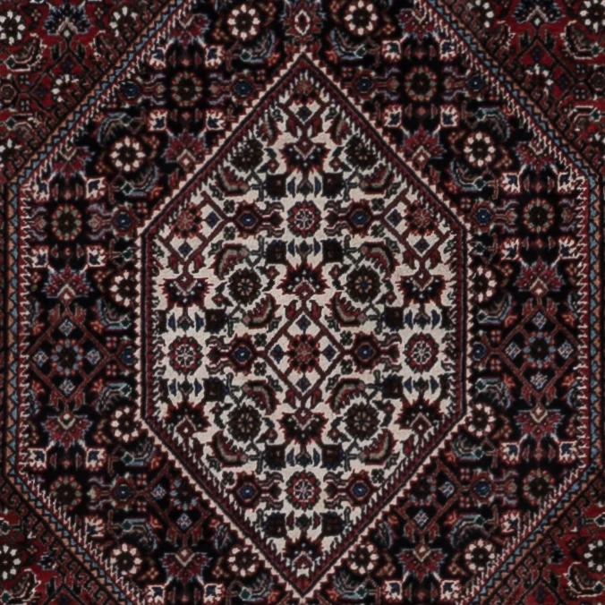 Persisk teppe - Bijar - 200 x 130 cm - mørk beige