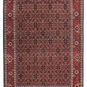 Persisk teppe - Bijar - 200 x 141 cm - rød