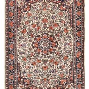 Persisk teppe - Bijar - 205 x 140 cm - flerfarget