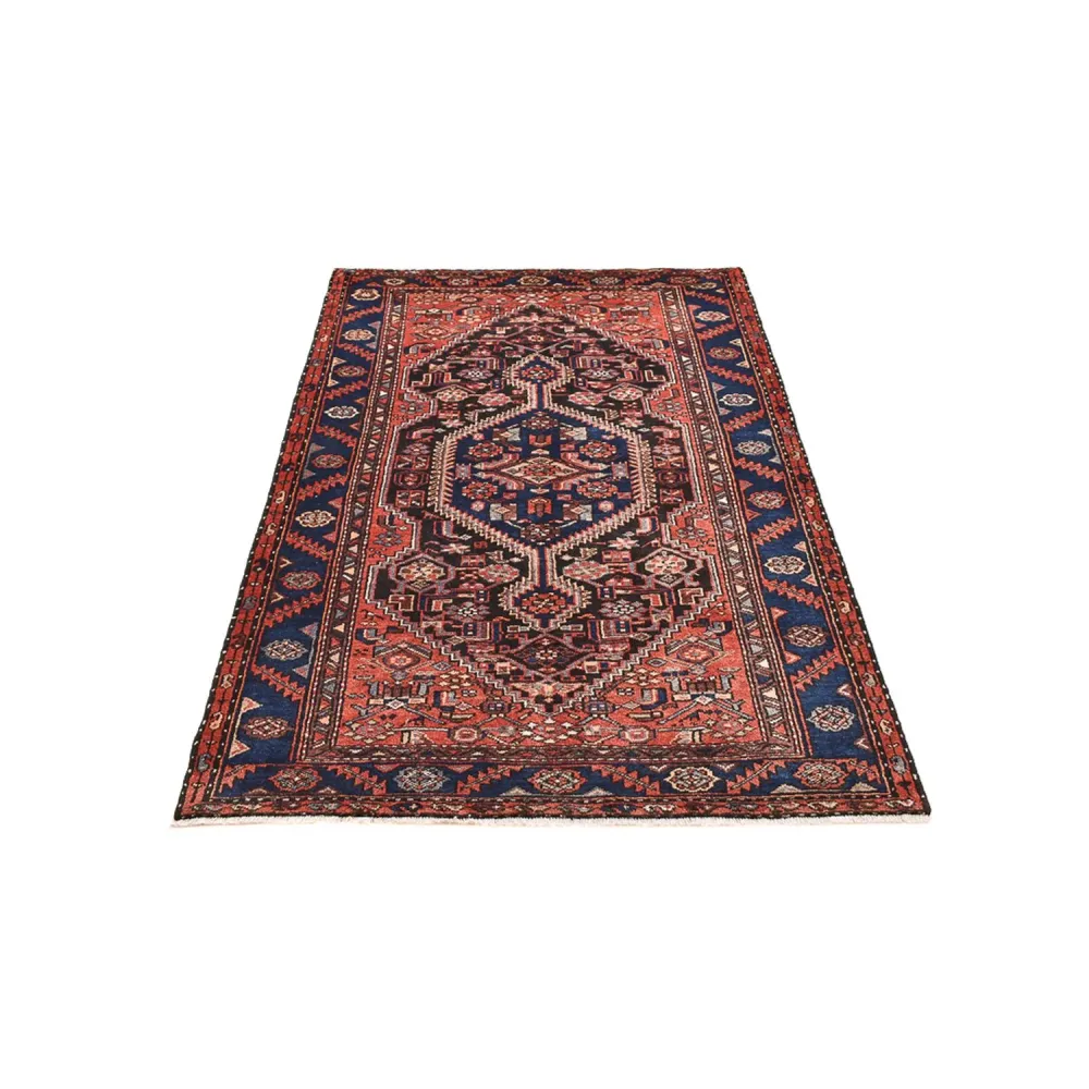 Persisk teppe - Bijar - 206 x 132 cm - lys rød