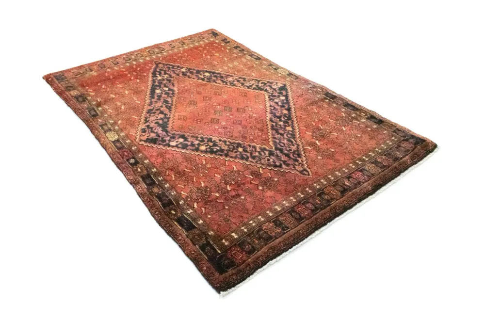 Persisk teppe - Bijar - 206 x 135 cm - oransje