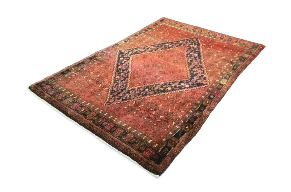 Persisk teppe - Bijar - 206 x 135 cm - oransje