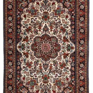 Persisk teppe - Bijar - 208 x 137 cm - beige