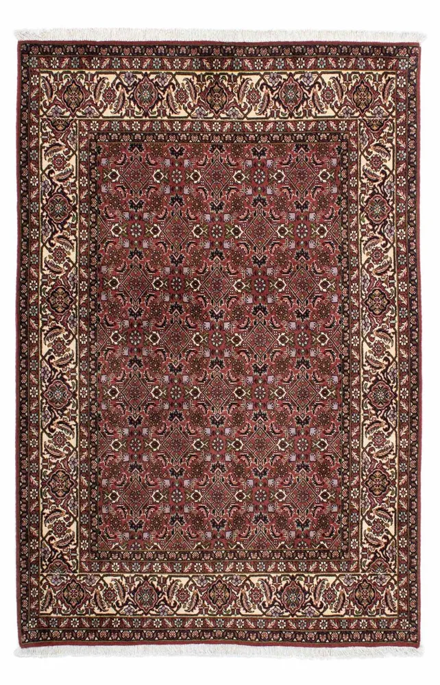 Persisk teppe - Bijar - 208 x 139 cm - rød