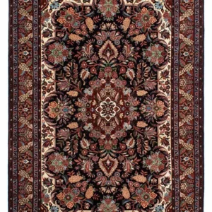 Persisk teppe - Bijar - 210 x 133 cm - mørkeblå