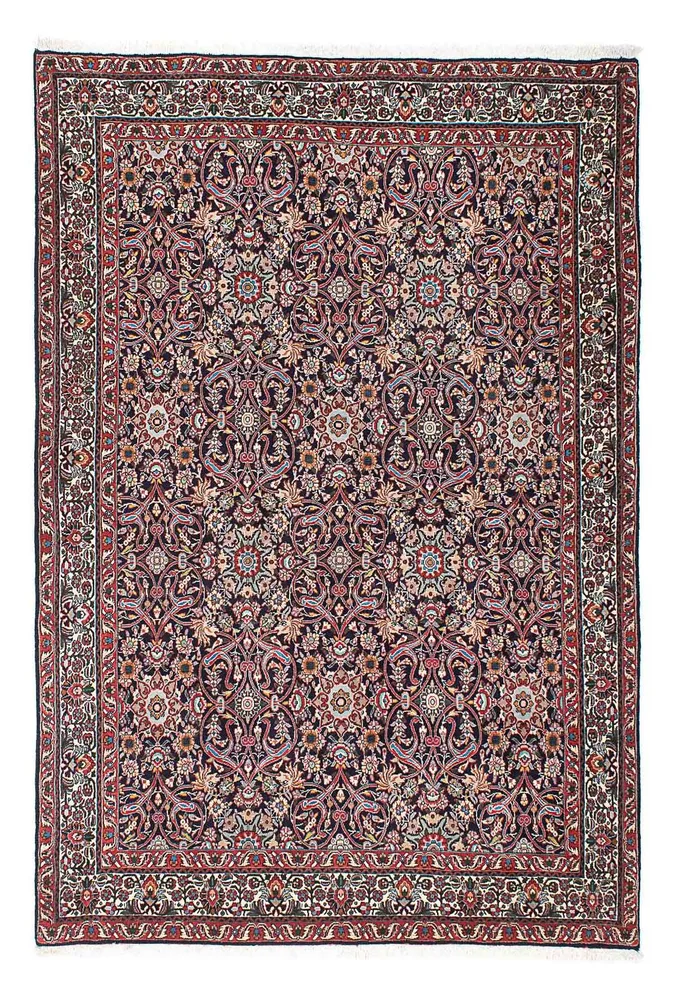 Persisk teppe - Bijar - 211 x 147 cm - flerfarget
