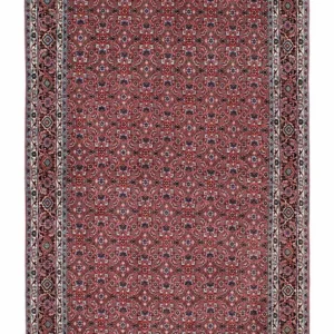 Persisk teppe - Bijar - 213 x 133 cm - lys rød