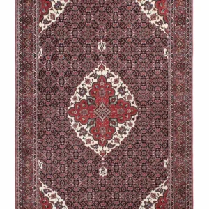 Persisk teppe - Bijar - 214 x 130 cm - flerfarget