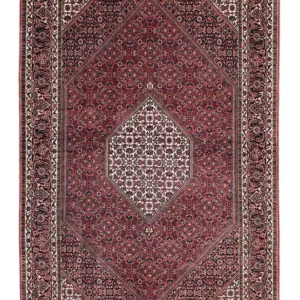 Persisk teppe - Bijar - 217 x 131 cm - rød