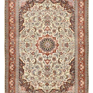 Persisk teppe - Bijar - 224 x 143 cm - sand