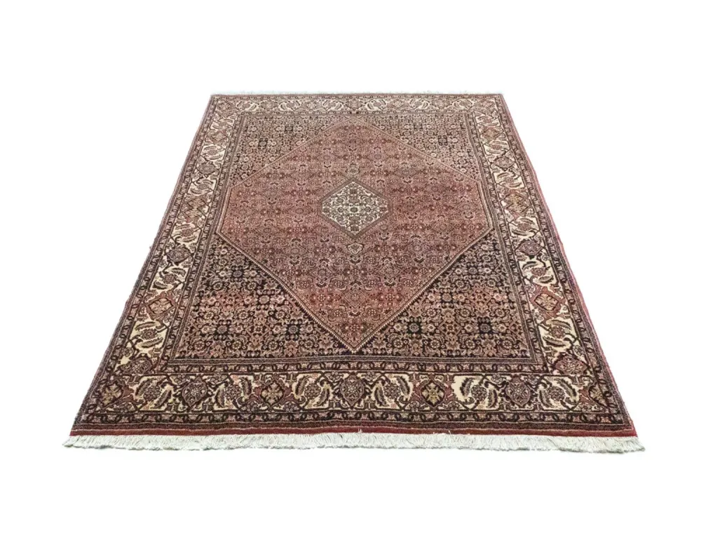 Persisk teppe - Bijar - 230 x 137 cm - rød
