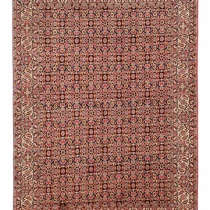 Persisk teppe - Bijar - 240 x 171 cm - lys rød