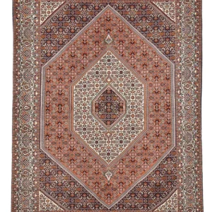 Persisk teppe - Bijar - 243 x 182 cm - flerfarget
