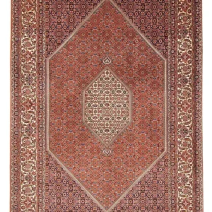 Persisk teppe - Bijar - 245 x 167 cm - lysebrun