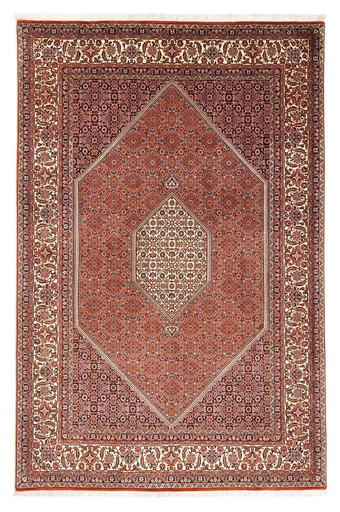 Persisk teppe - Bijar - 245 x 167 cm - lysebrun