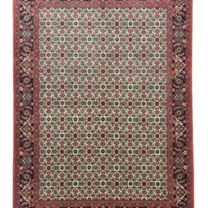 Persisk teppe - Bijar - 245 x 175 cm - blå