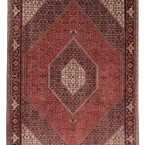 Persisk teppe - Bijar - 246 x 170 cm - rust
