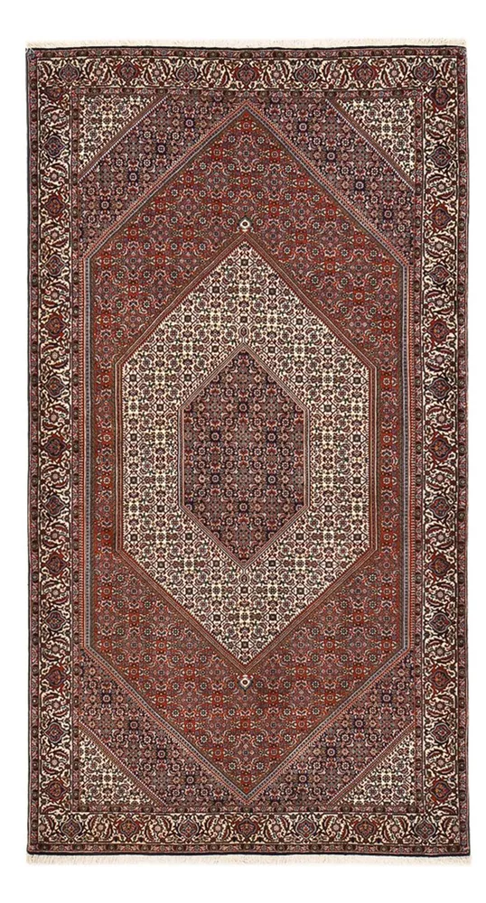 Persisk teppe - Bijar - 247 x 136 cm - rust