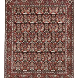 Persisk teppe - Bijar - 248 x 208 cm - rust