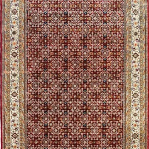 Persisk teppe - Bijar - 250 x 200 cm - rød