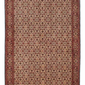 Persisk teppe - Bijar - 254 x 171 cm - brun