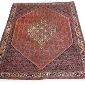 Persisk teppe - Bijar - 255 x 200 cm - brun