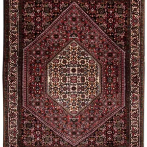 Persisk teppe - Bijar - 88 x 67 cm - blå