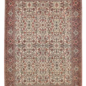 Persisk teppe - Bijar - 289 x 206 cm - sand