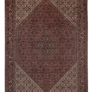 Persisk teppe - Bijar - 294 x 202 cm - mørk beige