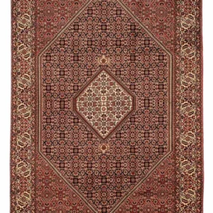 Persisk teppe - Bijar - 296 x 198 cm - brun