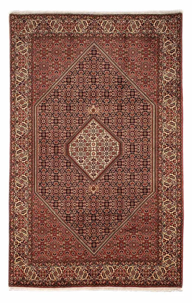 Persisk teppe - Bijar - 296 x 198 cm - brun