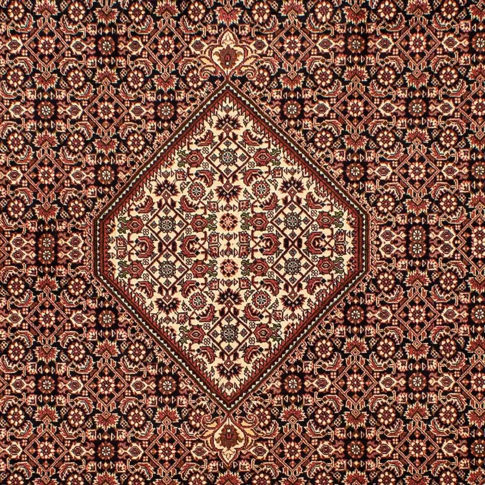 Persisk teppe - Bijar - 296 x 198 cm - brun