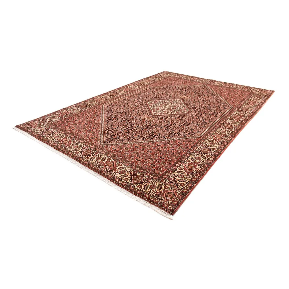 Persisk teppe - Bijar - 296 x 198 cm - brun