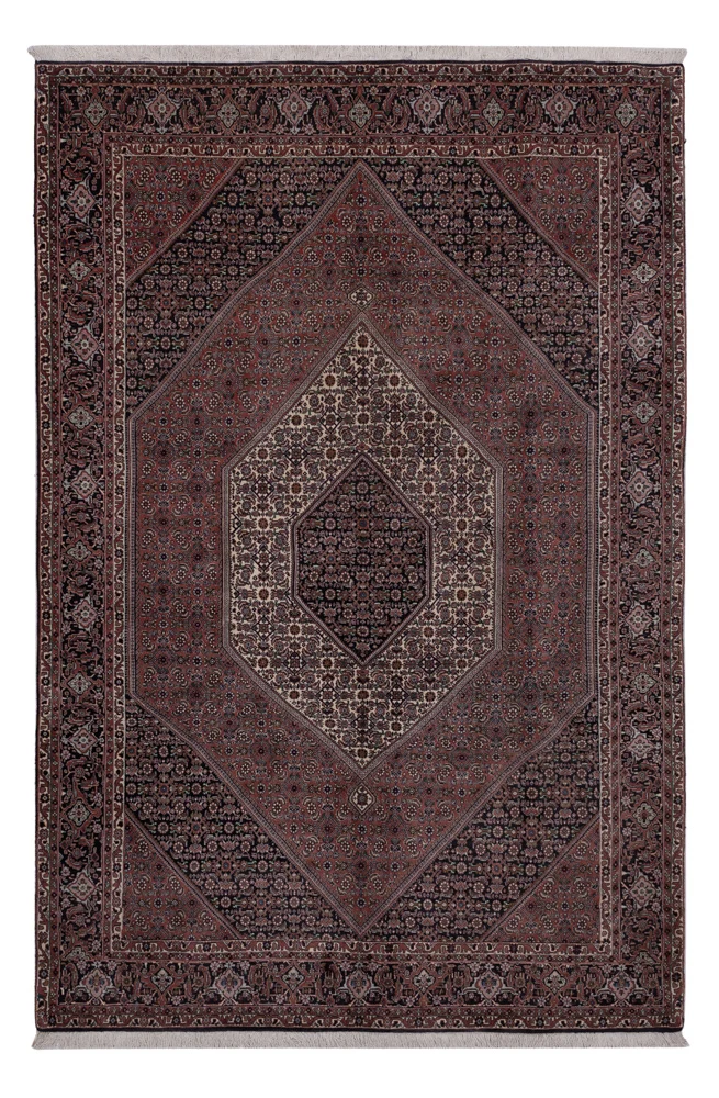 Persisk teppe - Bijar - 304 x 198 cm - mørk beige